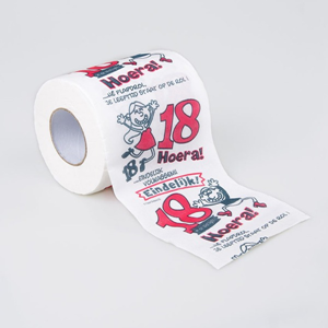 WC Papier - Toiletpapier - 18 jaar WC Papier - Toiletpapier - 18 jaar